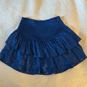 Blue Ruffled Skort - Size Small